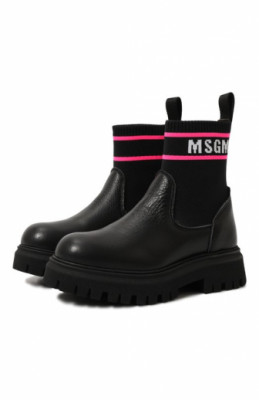 Комбинированные ботинки MSGM kids